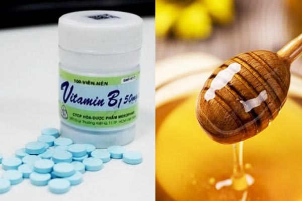 Kết hợp vitamin B1 và mật ong