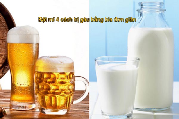 Bia kết hợp với sữa tươi